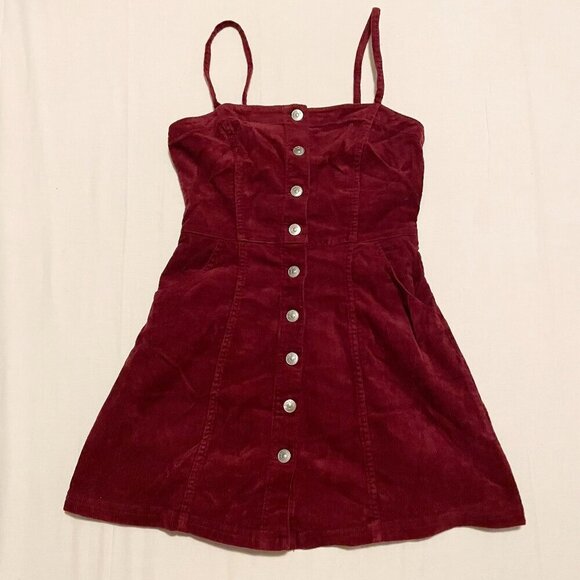 H&M Corduroy Dress Womens Size Small - Picture 1 of 16